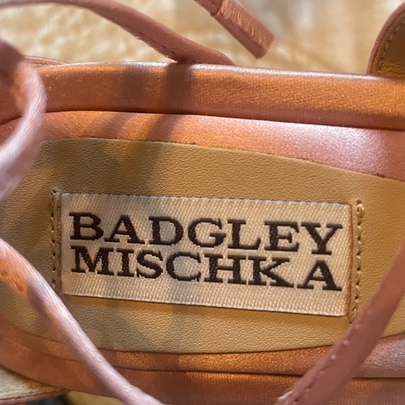 New NIB Badgley Mischka Janelle Ankle Tie Sandals Heels size 8.5 - Picture 11 of 15